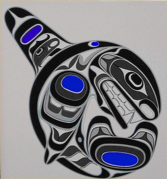 Orca Rattle - Barry Herem and Jimmy Wright prints - RAND AFRICAN ART
