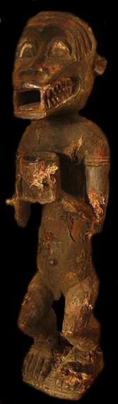 Baule Mbra monkey figure